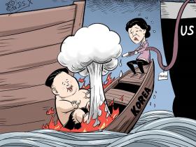 如松:朴槿惠(向朝鲜)下达宣战命令