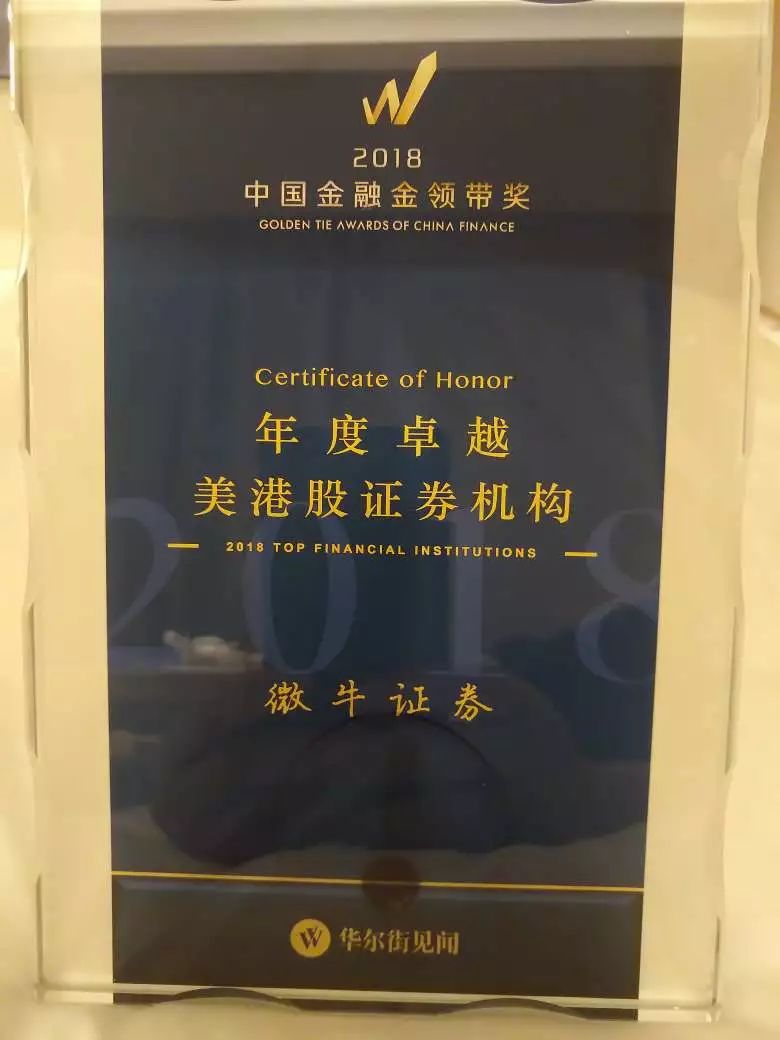 微牛证券获“年度卓越美港股证券机构”大奖 +年终重磅福利-图片1
