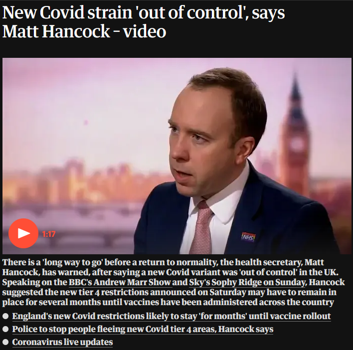 时寒冰:英国新冠病毒变异让全球如临大敌-图片1