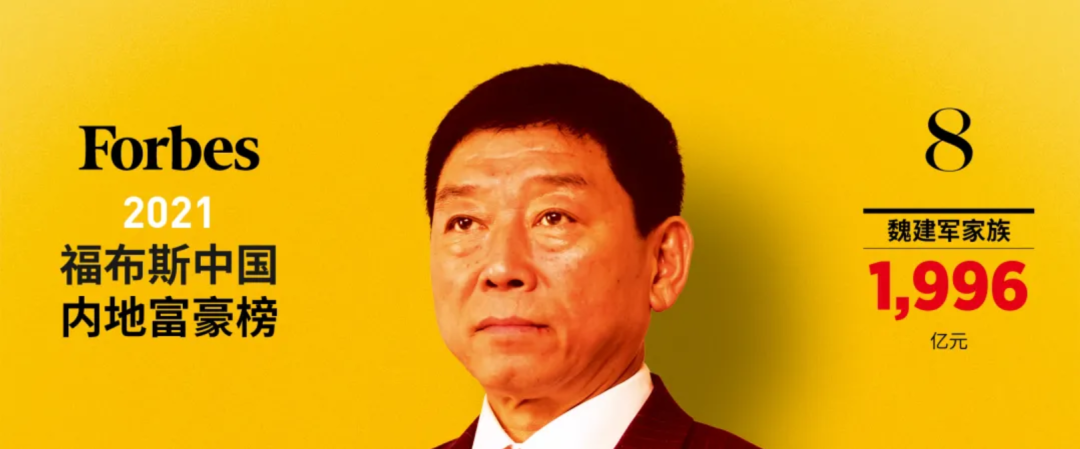 福布斯发布中国内地富豪榜,看看你的排名变了多少位?