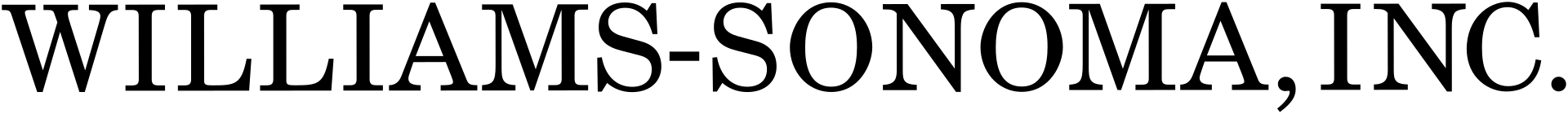 全渠道专业家居产品零售商：威廉姆斯-索诺玛 Williams-Sonoma, Inc.(WSM)-图片2
