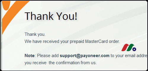 payoneer registration step 6