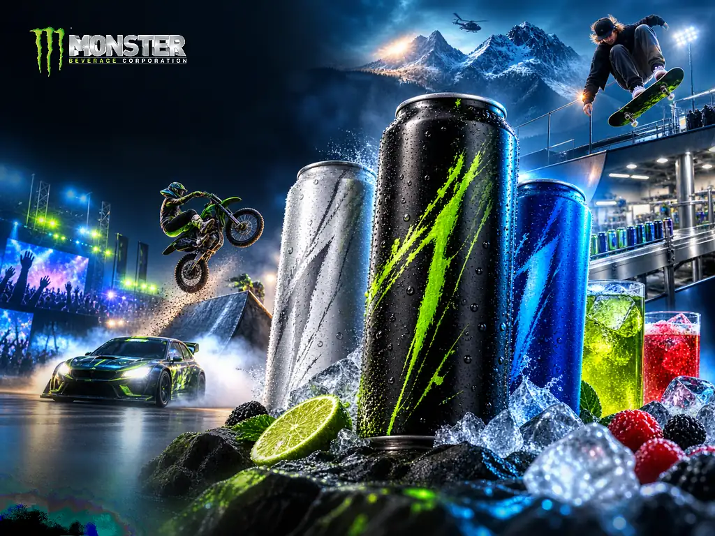 Monster Beverage | 美股之家 - 港股美股开户投资百科全书 美国最大的能量饮料公司之一:怪兽饮料公司 Monster Beverage Corporation(MNST)-图片1