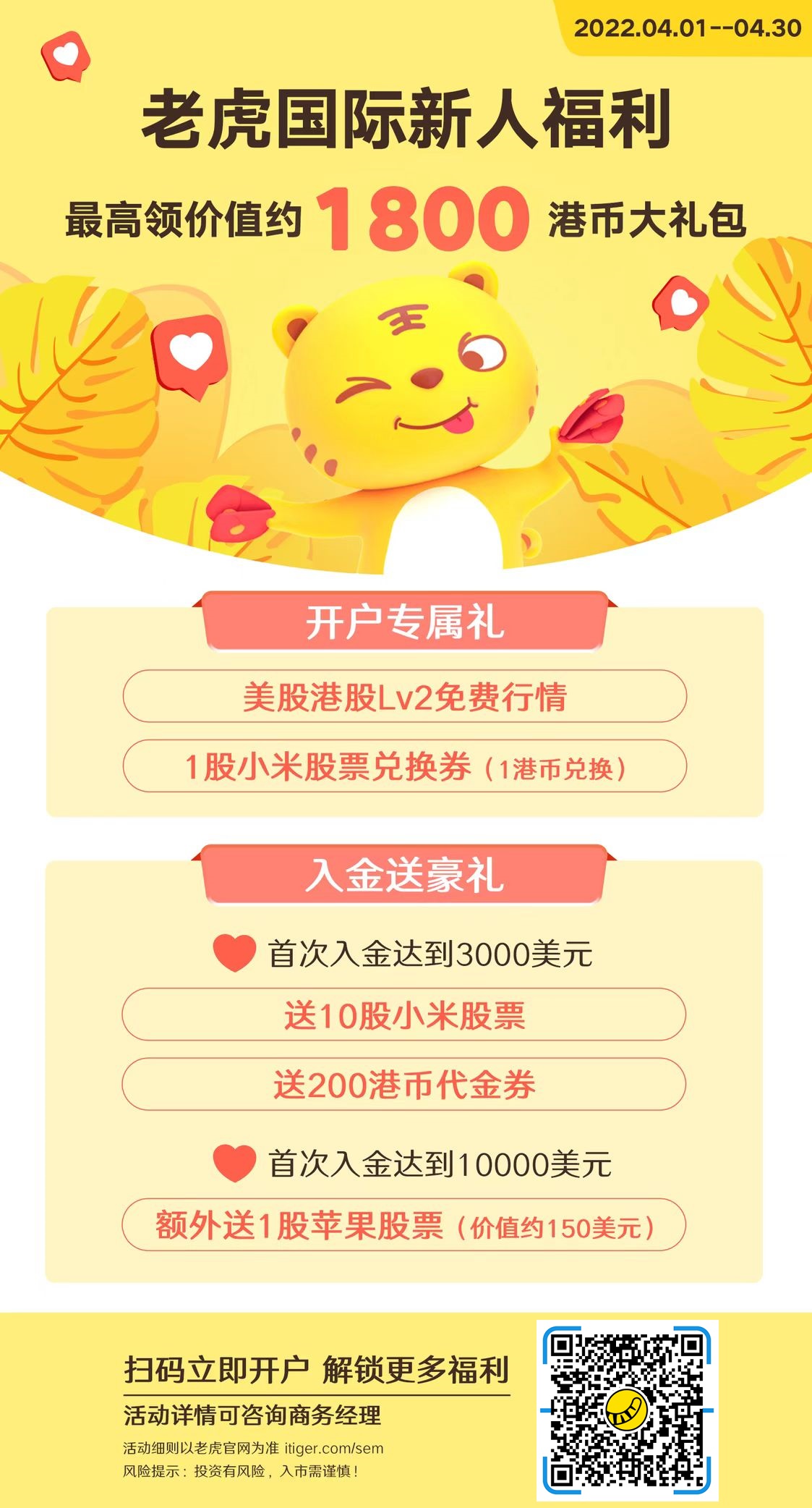 22最新 老虎证券美国新加坡及中国最新开户优惠 最高送1股亚马逊 港美股开户优惠及全球经济要闻