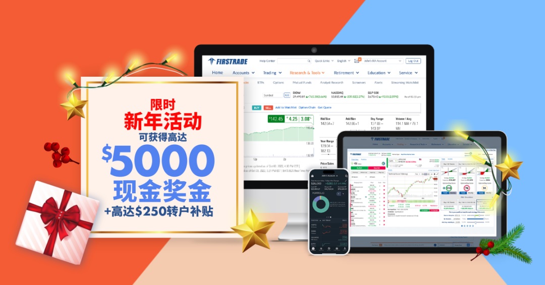 第一证券(Firstrade)：美股+期权交易0佣金+$250转户补贴 [2024更新]-图片2