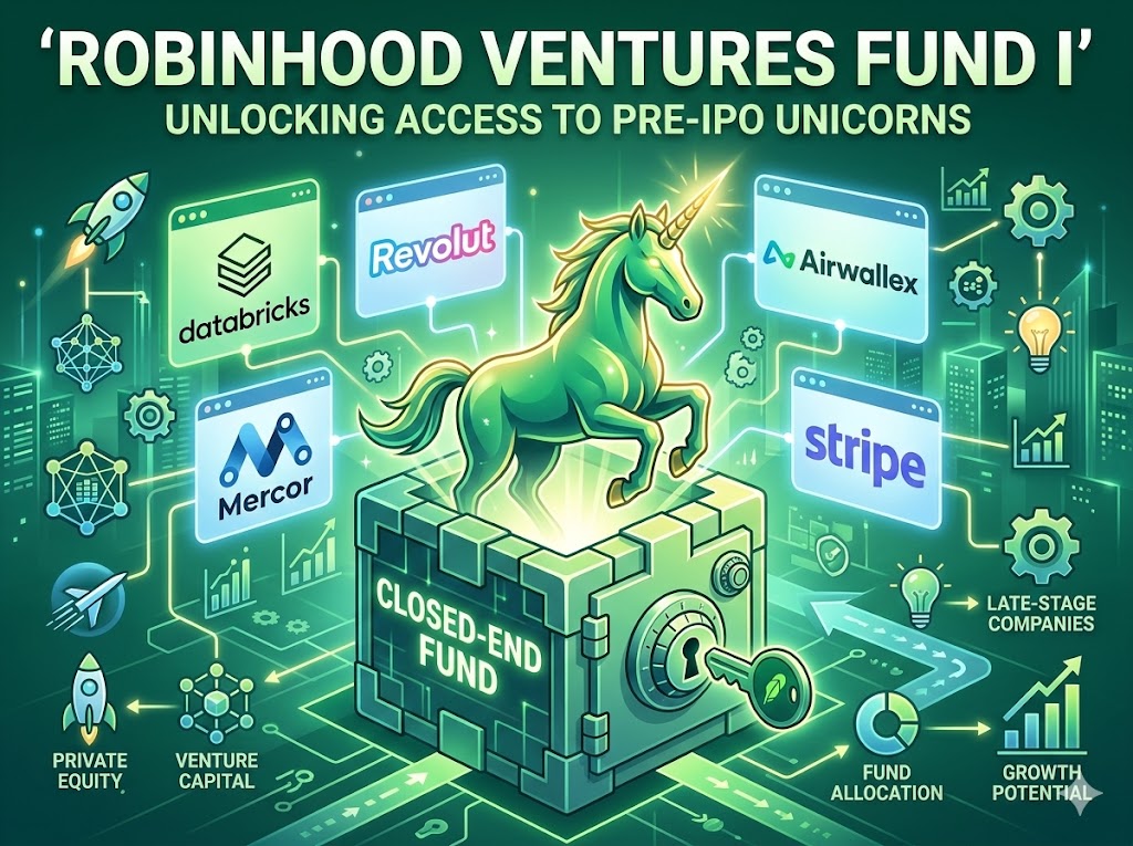 Robinhood Ventures Fund I | 美股之家 - 港股美股开户投资百科全书 Robinhood旗下投资非上市独角兽公司的封闭式基金:Robinhood Ventures Fund I(RVI)-图片1