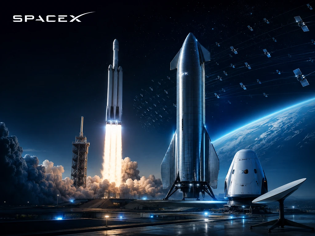 SpaceX | 美股之家 - 港股美股开户投资百科全书 可重复使用火箭卫星互联网服务及人工智能模型公司:Space Exploration Technologies(SpaceX)(SPCX)-图片1
