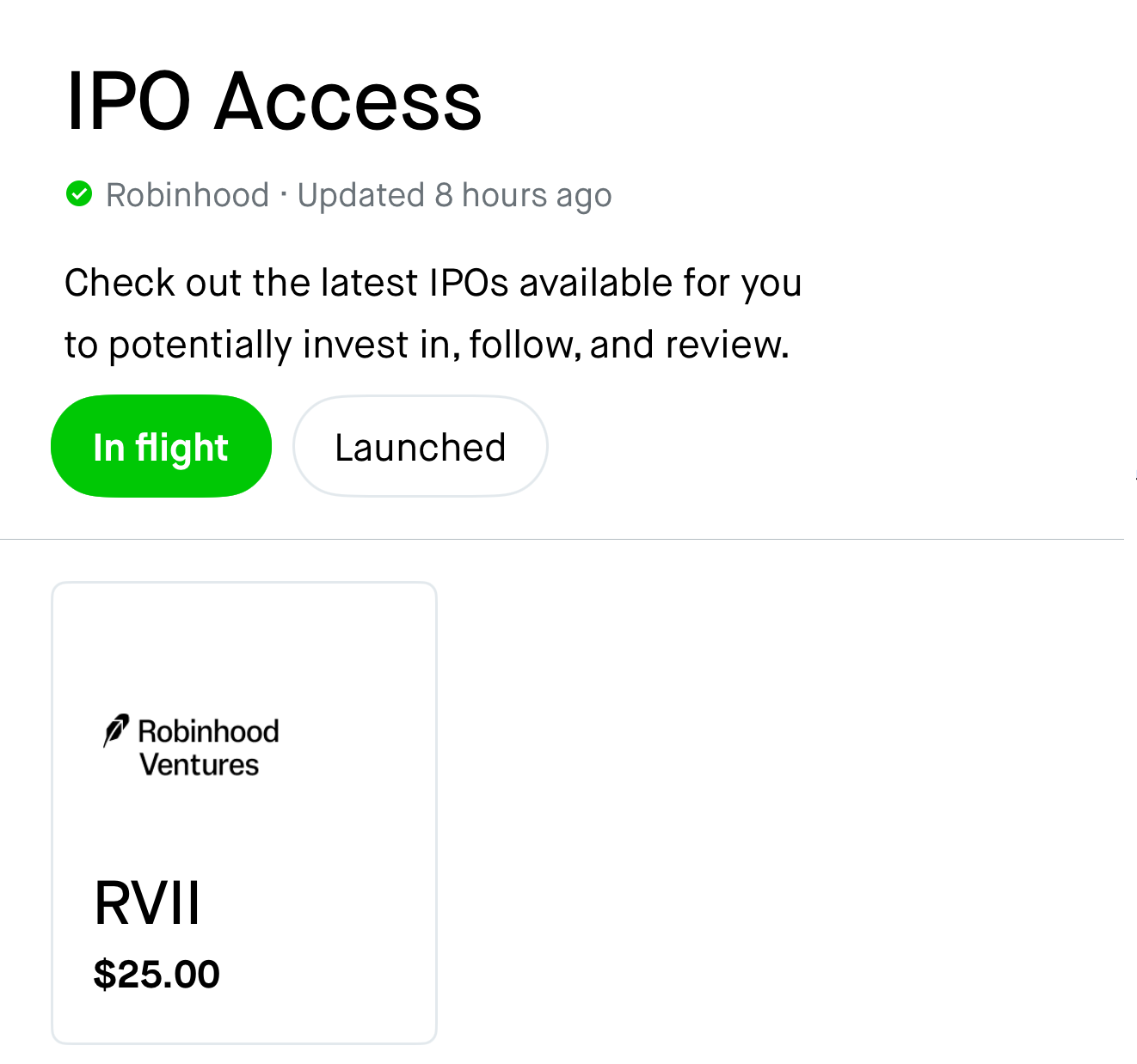 RVII IPO | 美股之家 - 港股美股开户投资百科全书 Robinhood旗下投资早期非上市公司的封闭式基金:Robinhood Ventures Fund II(RVII)-图片1